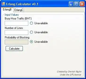 Download web tool or web app Erlang Calculator