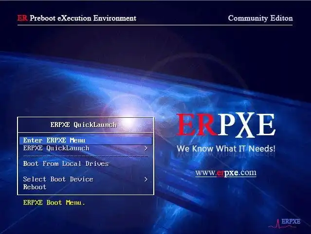 Download web tool or web app ERPXE