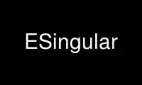 Run ESingular in OnWorks free hosting provider over Ubuntu Online, Fedora Online, Windows online emulator or MAC OS online emulator