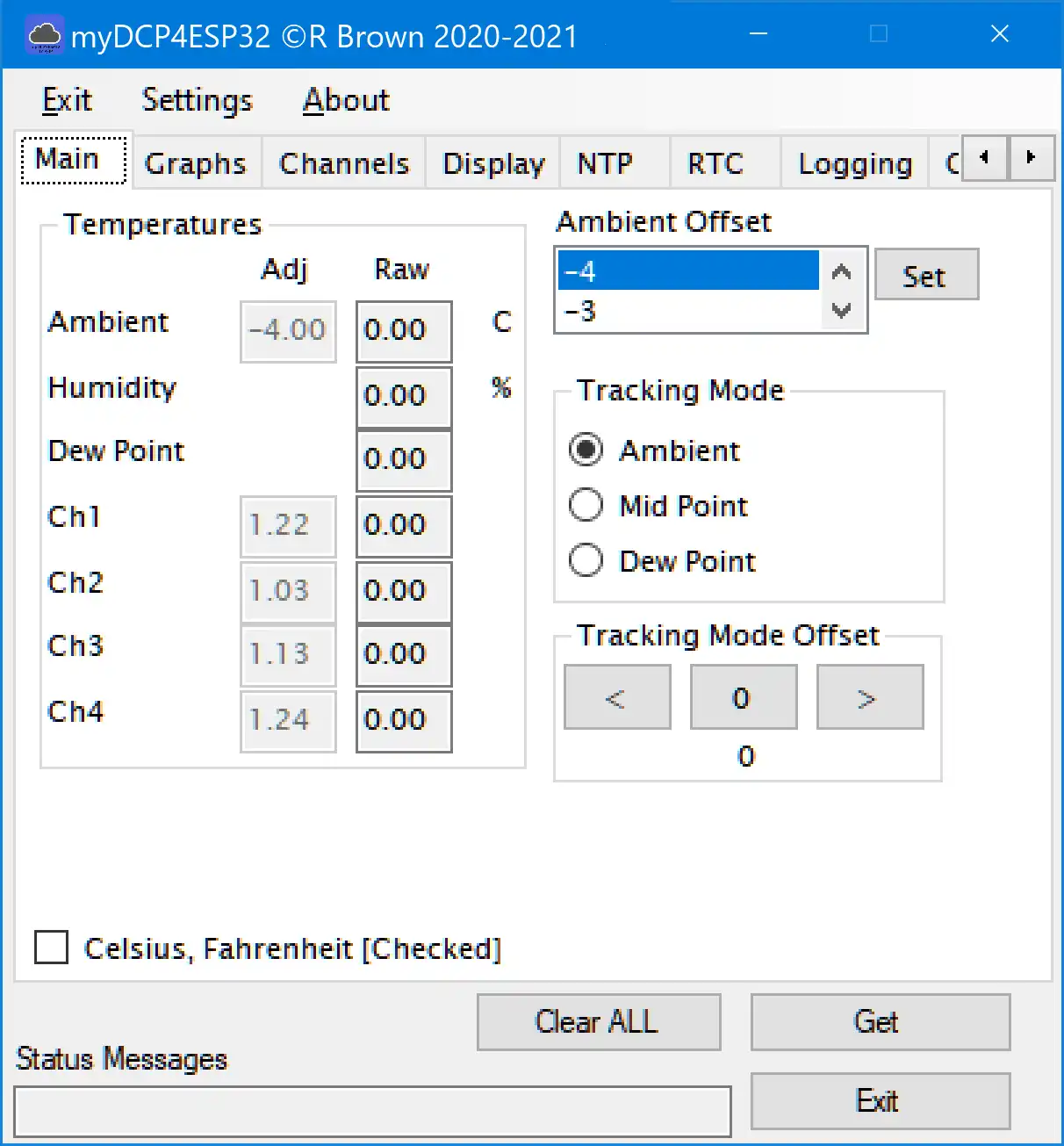 ดาวน์โหลดเครื่องมือเว็บหรือเว็บแอป ESP32 Dew Controller