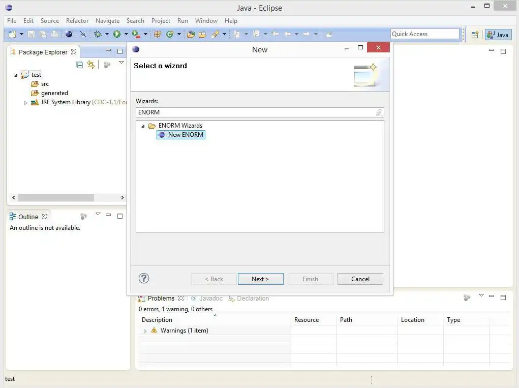Download web tool or web app Essential ORM Modeler