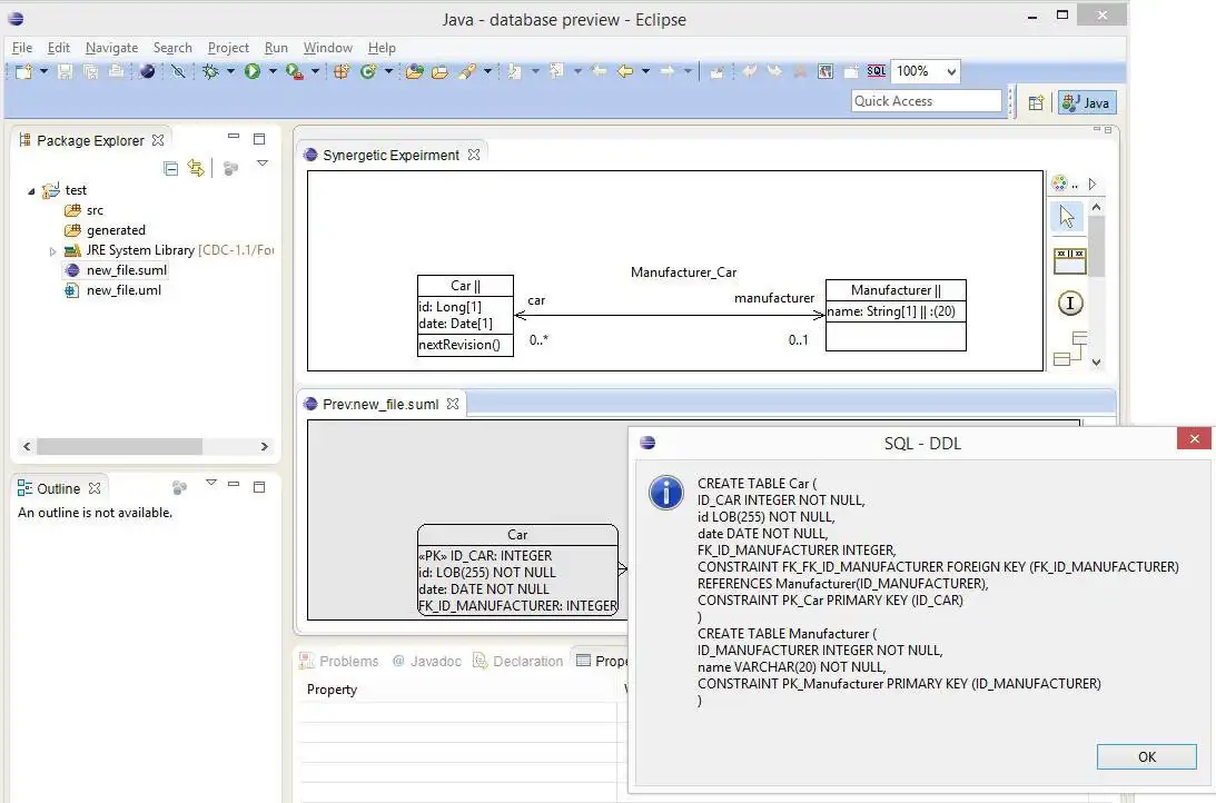 הורד כלי אינטרנט או אפליקציית אינטרנט Essential ORM Modeler