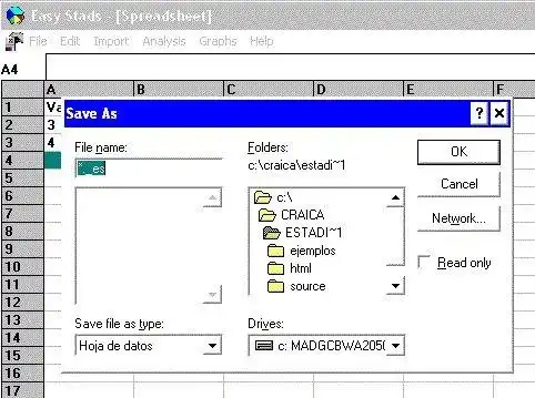 Web ツールまたは Web アプリ Estadistica Facil をダウンロード