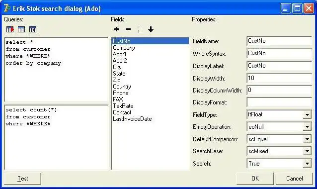 Download web tool or web app EstSearchDialogs