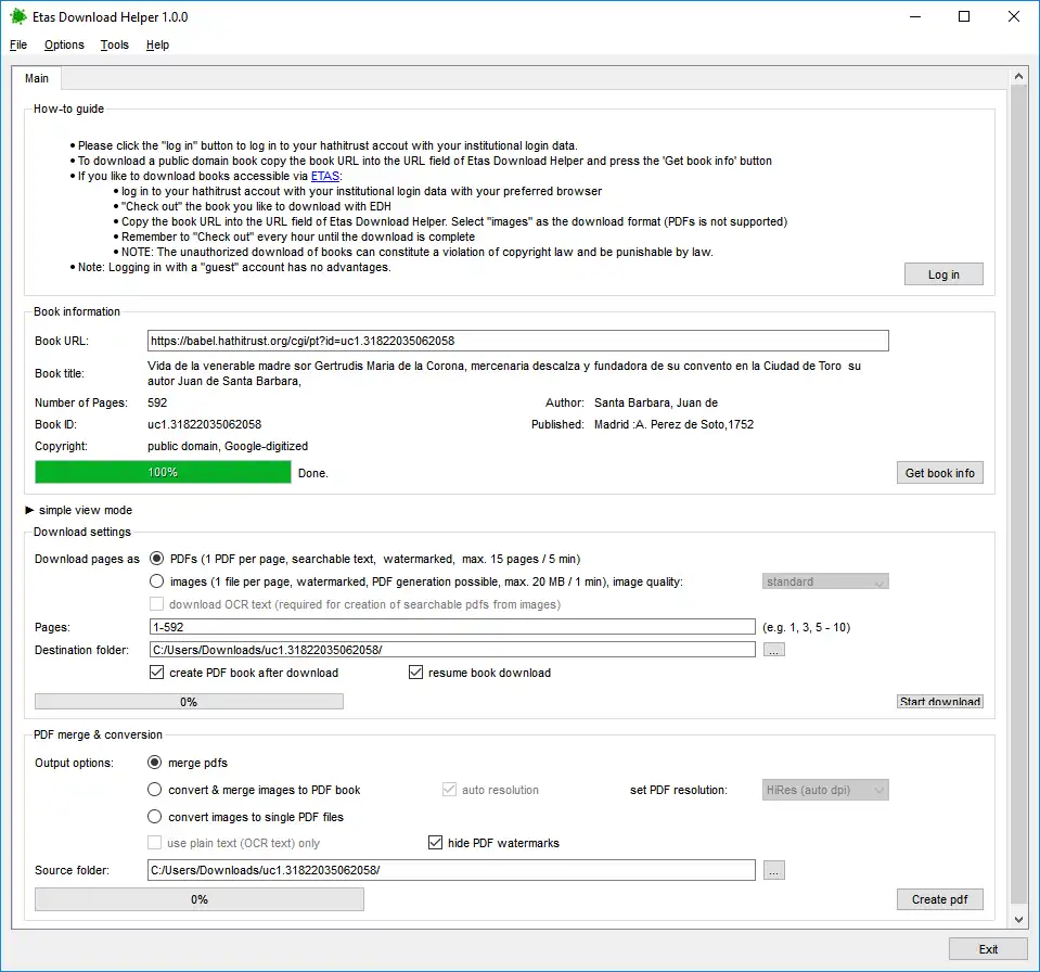 Baixar ferramenta da web ou aplicativo da web Etas Download Helper