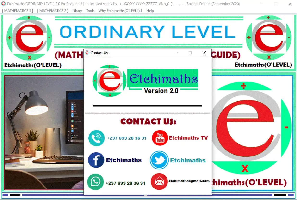 Télécharger l'outil Web ou l'application Web Etchimaths (TOUTES les catégories)