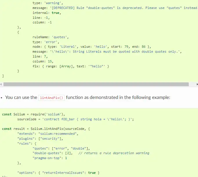 Download web tool or web app Ethlint