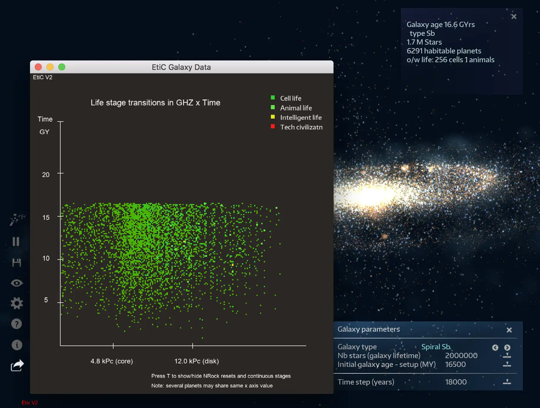 Download web tool or web app EtiC Galaxy simulation