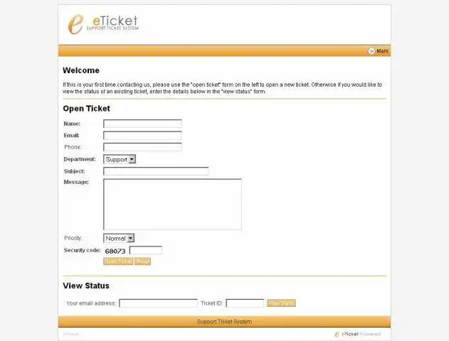 Download web tool or web app eTicket