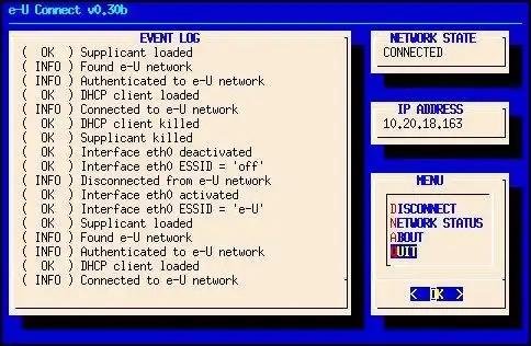 Download web tool or web app e-U Connect