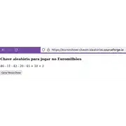 Free download Euromilhões - chaves aleatorias Linux app to run online in Ubuntu online, Fedora online or Debian online