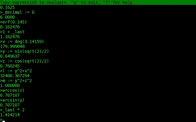 Download web tool or web app eval: command line calculator