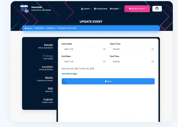 下载网络工具或网络应用 Eventmie Lite