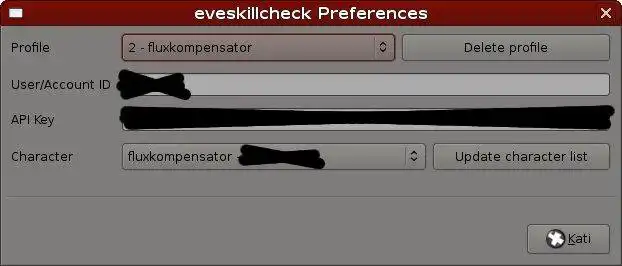 قم بتنزيل أداة الويب أو تطبيق الويب EVESkillCheck للتشغيل في Linux عبر الإنترنت