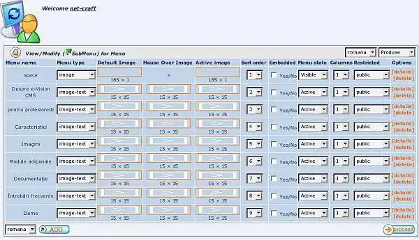 Download web tool or web app e-Vision Content Management System