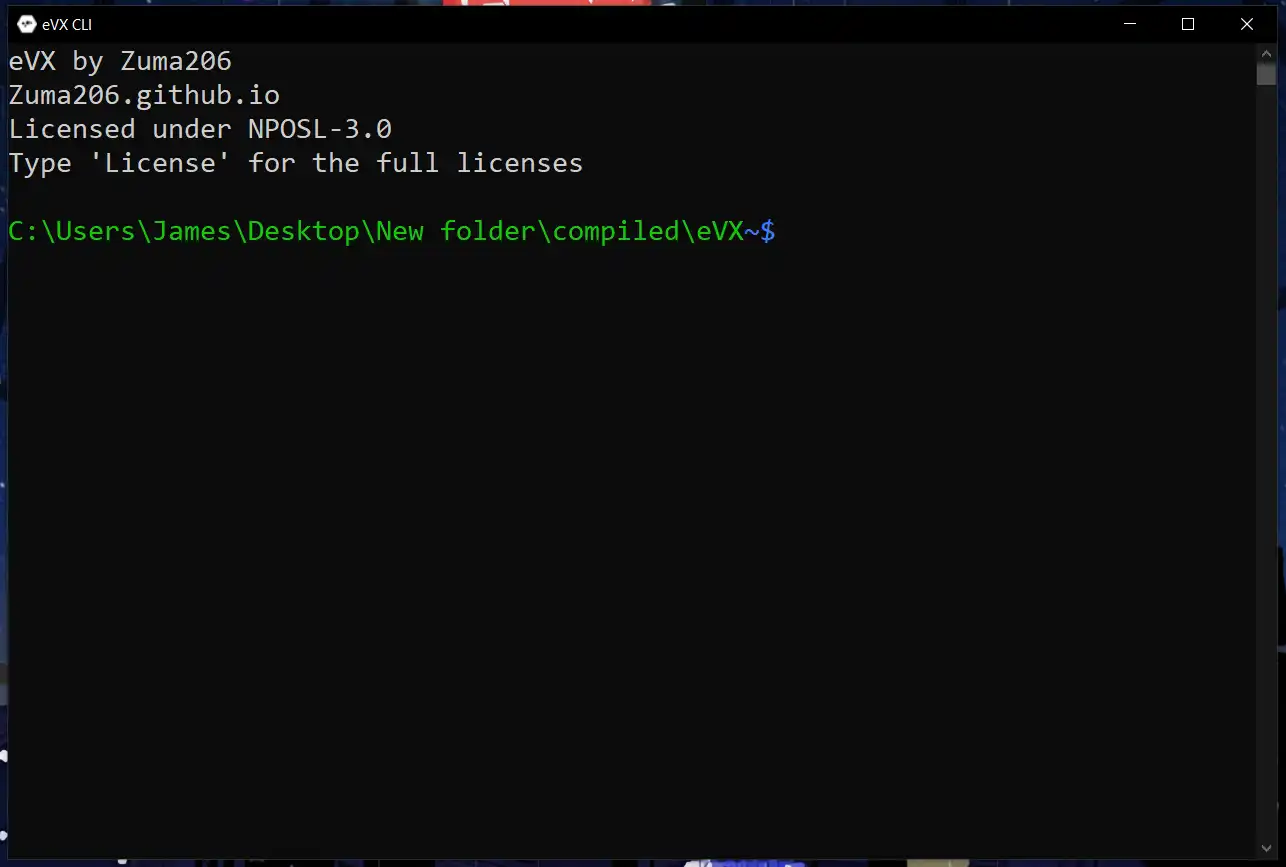 Download web tool or web app eVX