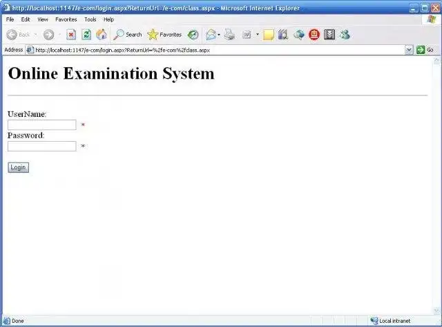 دانلود ابزار وب یا برنامه وب Examination Online