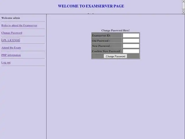 Download web tool or web app ExamServer
