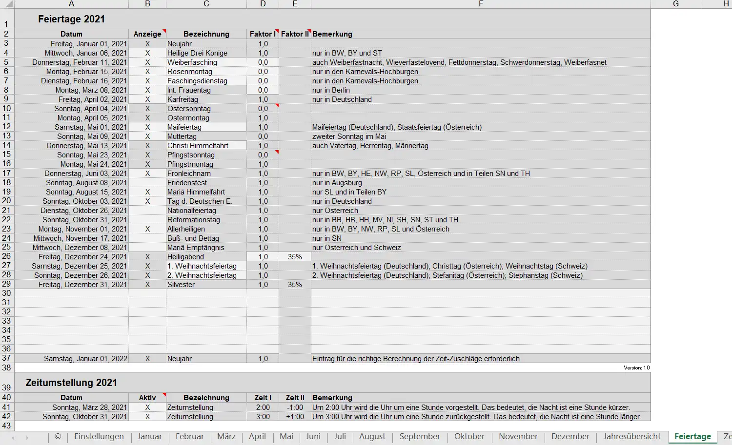 Unduh alat web atau aplikasi web EXCEL-ArbeitsZeitErfassung