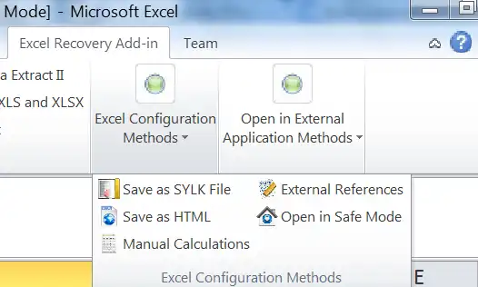 Web ツールまたは Web アプリの Excel 回復アドインをダウンロードする