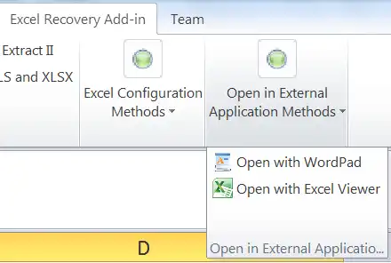Download de webtool of webapp Excel Recovery Add-In