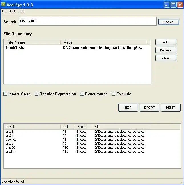 دانلود ابزار وب یا برنامه وب Excel Spy