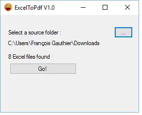 Download web tool or web app ExcelToPdf