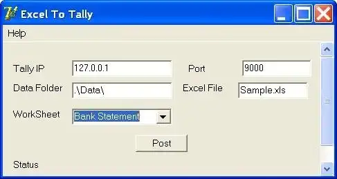 Download web tool or web app Excel to Tally
