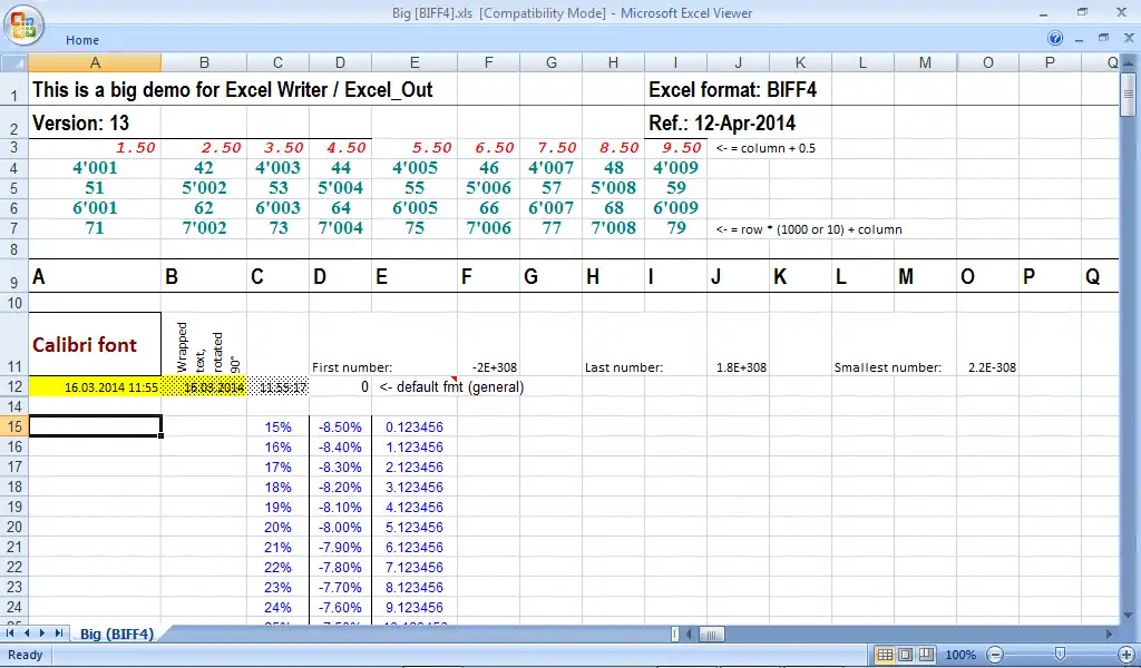 ابزار وب یا برنامه وب Excel Writer را دانلود کنید