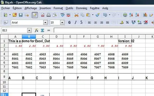 Download webtool of webapp Excel Writer