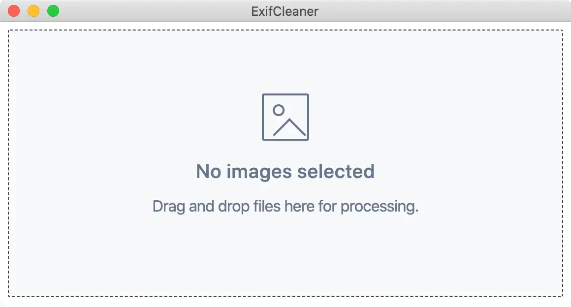 Download web tool or web app ExifCleaner