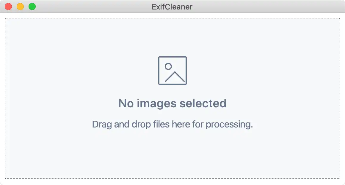 Unduh alat web atau aplikasi web ExifCleaner