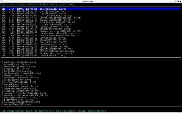 Download web tool or web app Exim queue manager with ncurses