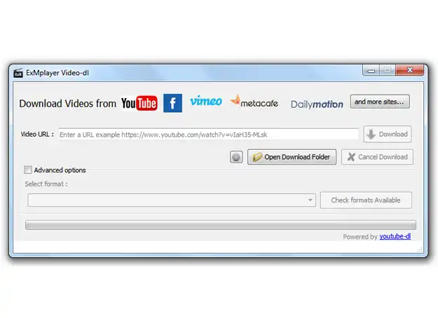 Download web tool or web app ExMplayer