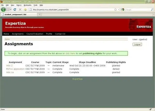 Download web tool or web app Expertiza