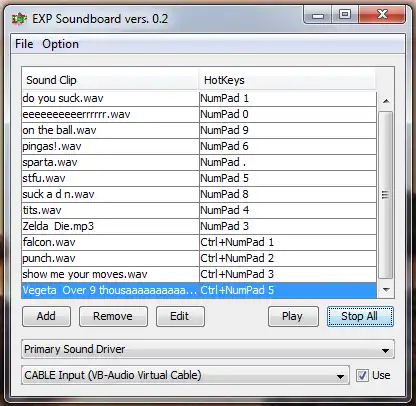 Download web tool or web app EXP Soundboard