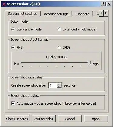 دانلود ابزار وب یا برنامه وب Extended Screenshot (xscreenshot)
