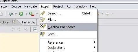 Download web tool or web app External File Search