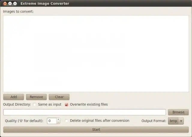 Download webtool of web-app Extreme Image Converter