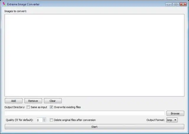 Download webtool of web-app Extreme Image Converter