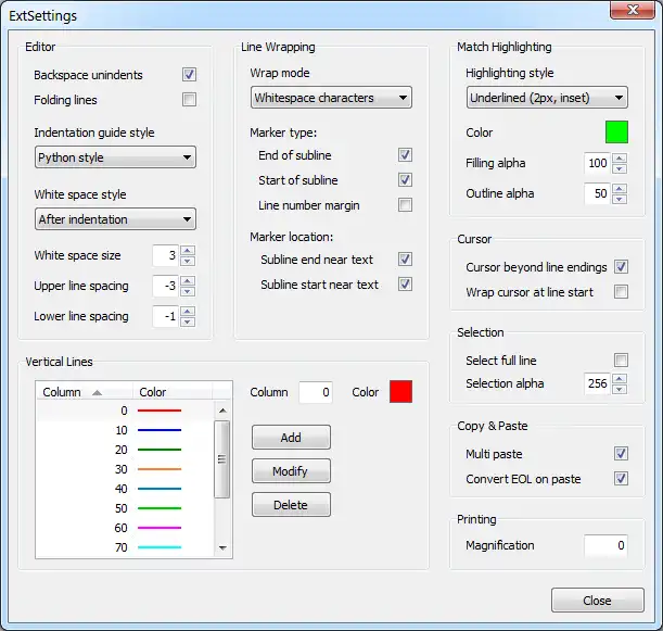 Descargue la herramienta web o la aplicación web ExtSettings