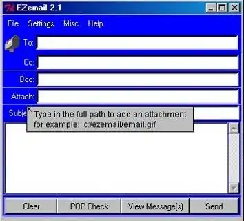 Download web tool or web app EZemail - a Perl/TK email program