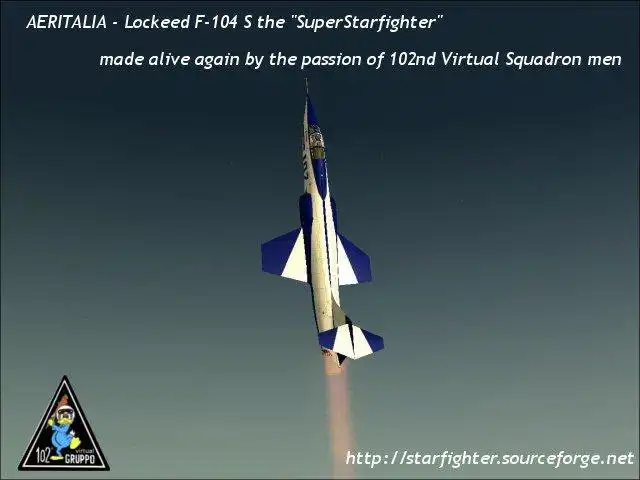 Download web tool or web app F104S flight simulation model to run in Windows online over Linux online