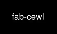 উবুন্টু অনলাইন, ফেডোরা অনলাইন, উইন্ডোজ অনলাইন এমুলেটর বা MAC OS অনলাইন এমুলেটরের মাধ্যমে OnWorks ফ্রি হোস্টিং প্রদানকারীতে fab-cewl চালান