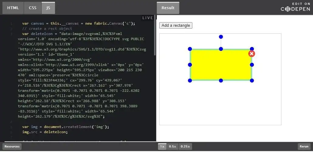 ابزار وب یا برنامه وب Fabric.js را دانلود کنید