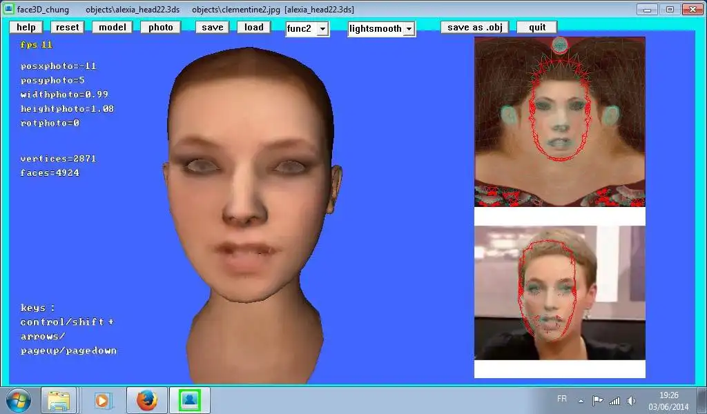 Download web tool or web app face3D_chung