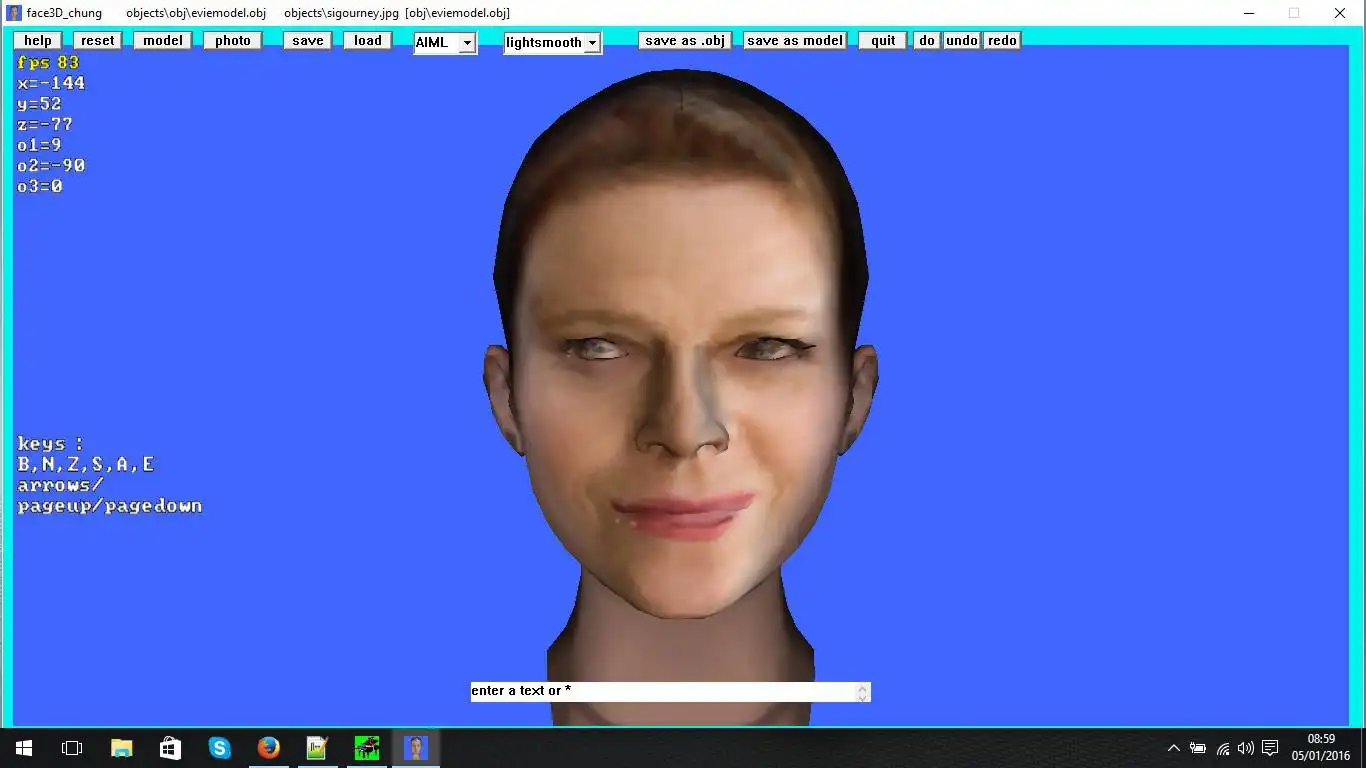 Download webtool of webapp face3D_chung