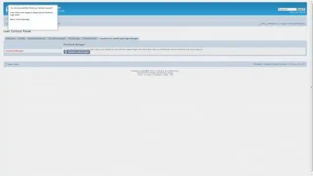 Mag-download ng web tool o web app Facebook Para sa PhpBB Light