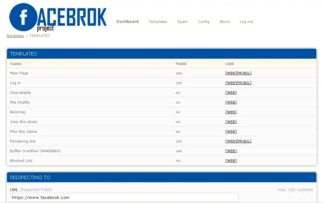 Mag-download ng web tool o web app facebrok para tumakbo sa Linux online