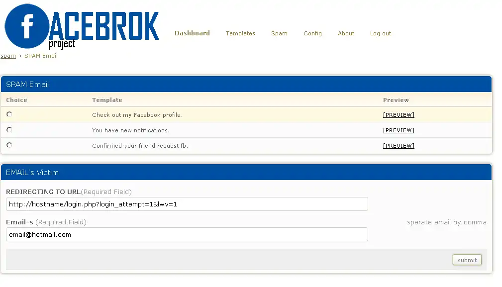 Mag-download ng web tool o web app facebrok para tumakbo sa Linux online